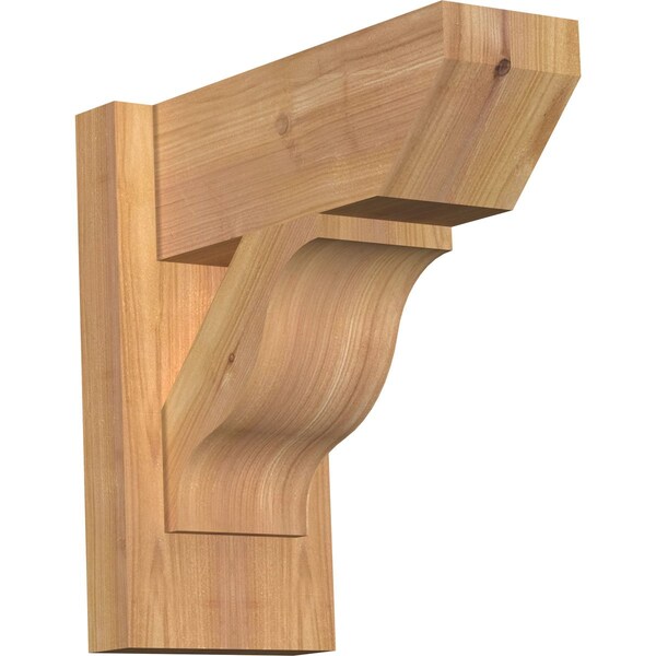 Ekena Millwork Funston Slat Smooth Outlooker, Western Red Cedar, 5 1/2"W x 12"D x 12"H OUT06X12X12FST06SWR - main